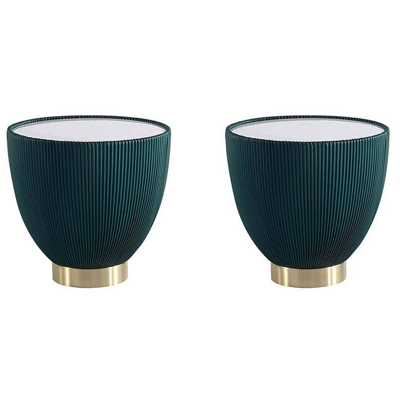 Image 1 Anderson End Table 2.0 in Green