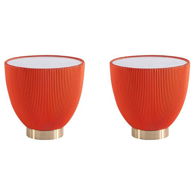 Image 1 Anderson End Table 2.0 in Orange