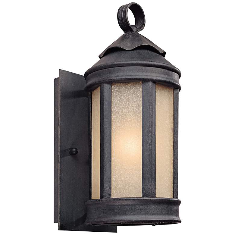 Image 1 Anderson Forge 12 inch High Antique Iron Outdoor Wall Light