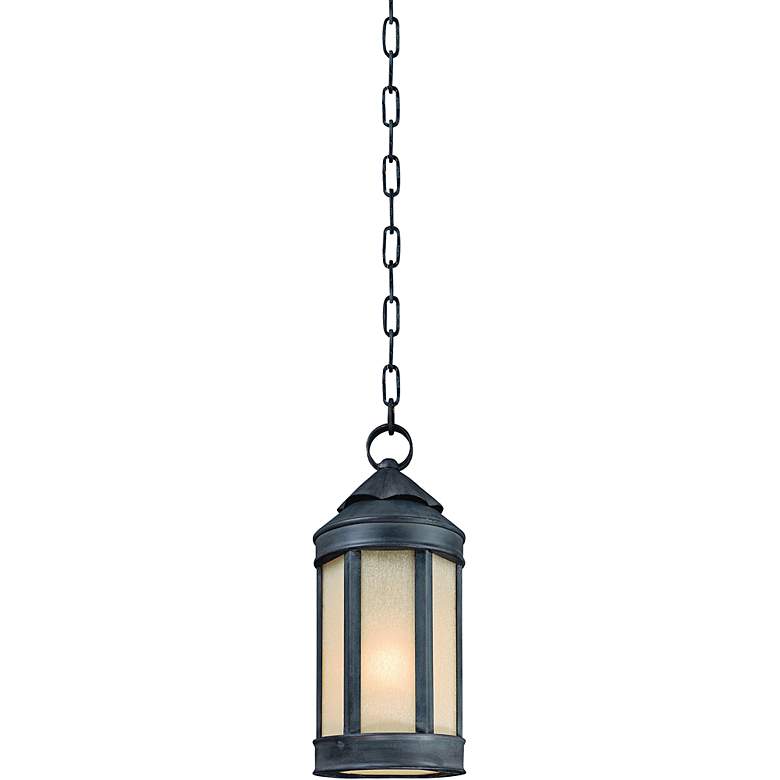 Image 1 Anderson Forge 16" High Antique Iron Outdoor Hanging Light