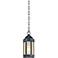 Anderson Forge 16" High Antique Iron Outdoor Hanging Light