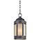 Anderson Forge 18 1/2"H Antique Iron Outdoor Hanging Light