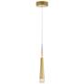 1_Andes 2" Wide Satin Gold LED Mini Pendant