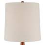 4_Andi 25" Modern Wood and Blue Ceramic Table Lamp more views
