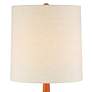 Andi Ceramic and Wood Mid-Century Modern Table Lamp in scene