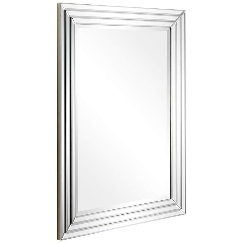 Image 4 Andi Multi-Faceted 30 inch x 40 inch Rectangular Wall Mirror more views