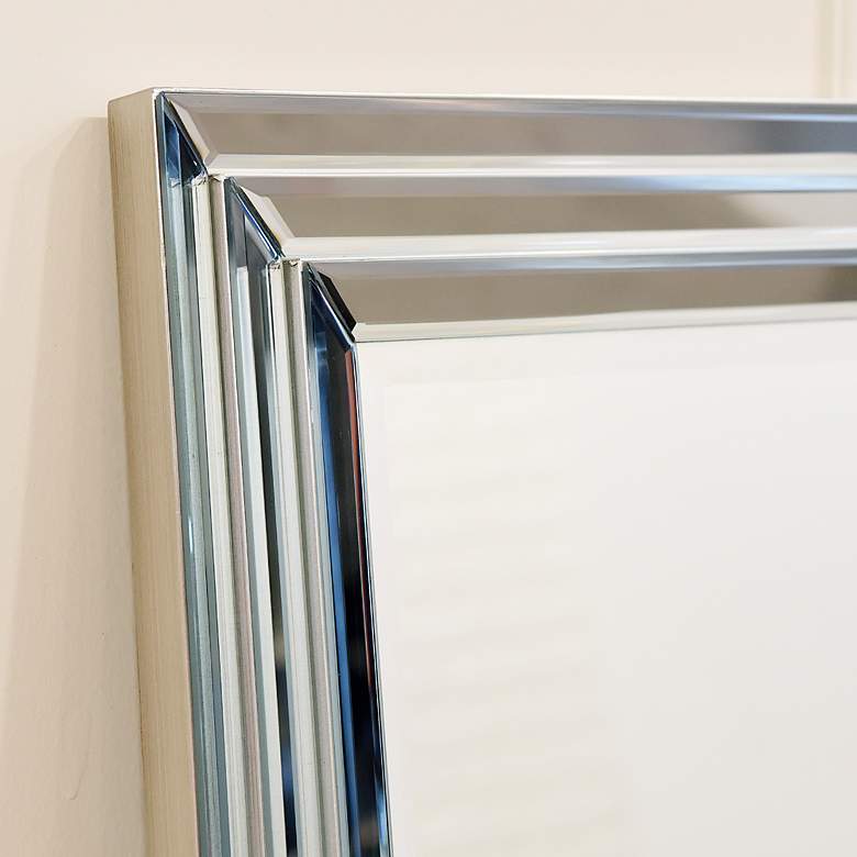 Image 7 Andi Multi-Faceted 30" x 40" Rectangular Wall Mirror more views