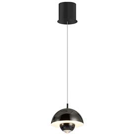Image1 of Andoria Black Chrome Finished Single Light LED Pendant