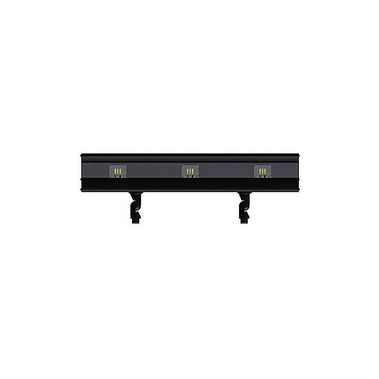 Image 1 Andorra 24"W Black Texture 3-Light LED Landscape Flood Light