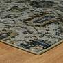 Andorra 7120A 5&#39;3"x7&#39;3" Blue and Navy Area Rug