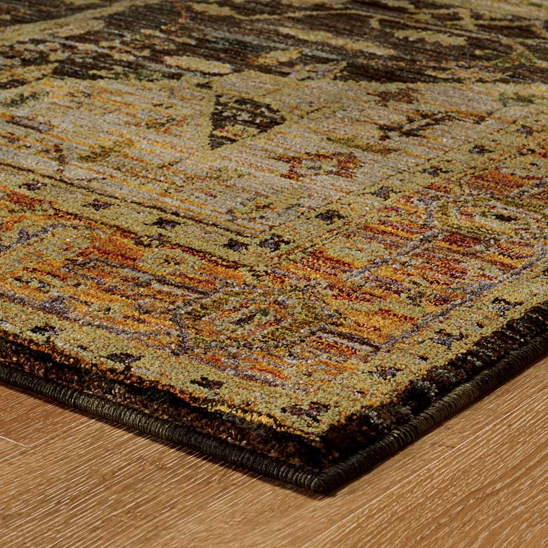 Image 3 Andorra 7138B 5'3"x7'3" Gold and Gray Area Rug more views