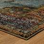 Thumbnail2 of Andorra 7139A 6'7"x9'6" Multi-Color Blue Area Rug more views