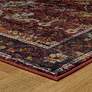 Andorra 7153A 5&#39;3"x7&#39;3" Red and Purple Area Rug