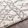 5_Andorra ARD-2303 5'3"x7'3" Gray and Khaki Indoor Area Rug more views