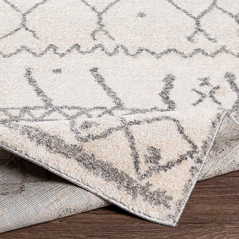 Image 6 Andorra ARD-2303 5'3"x7'3" Gray and Khaki Indoor Area Rug more views