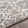 5_Andorra ARD-2304 5'3"x7'3" Gray and White Indoor Area Rug more views