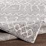 6_Andorra ARD-2304 5'3"x7'3" Gray and White Indoor Area Rug more views