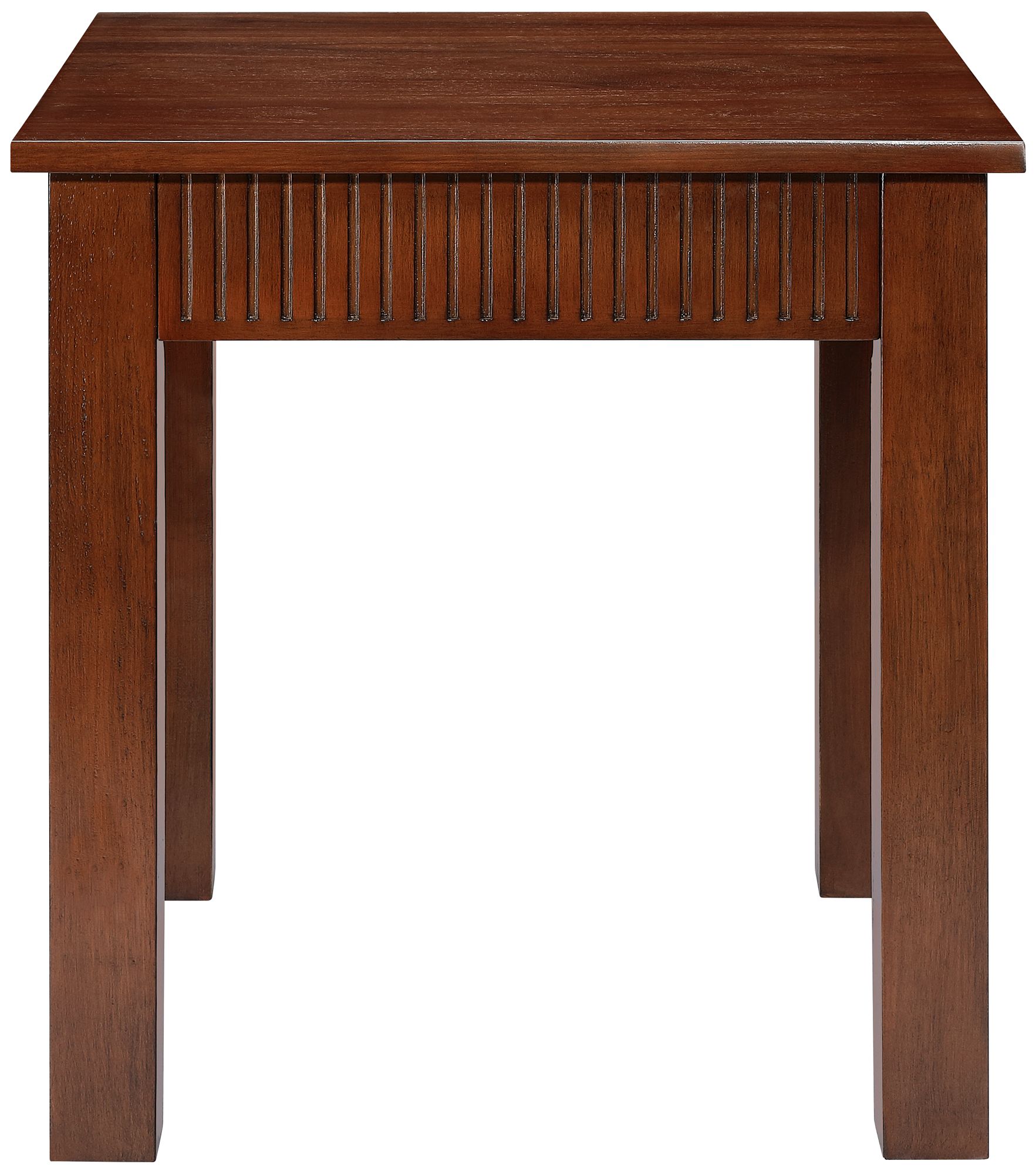 Image 5 Andover 22" Wide Dark Walnut Mission Craftsman Square Side Table more views