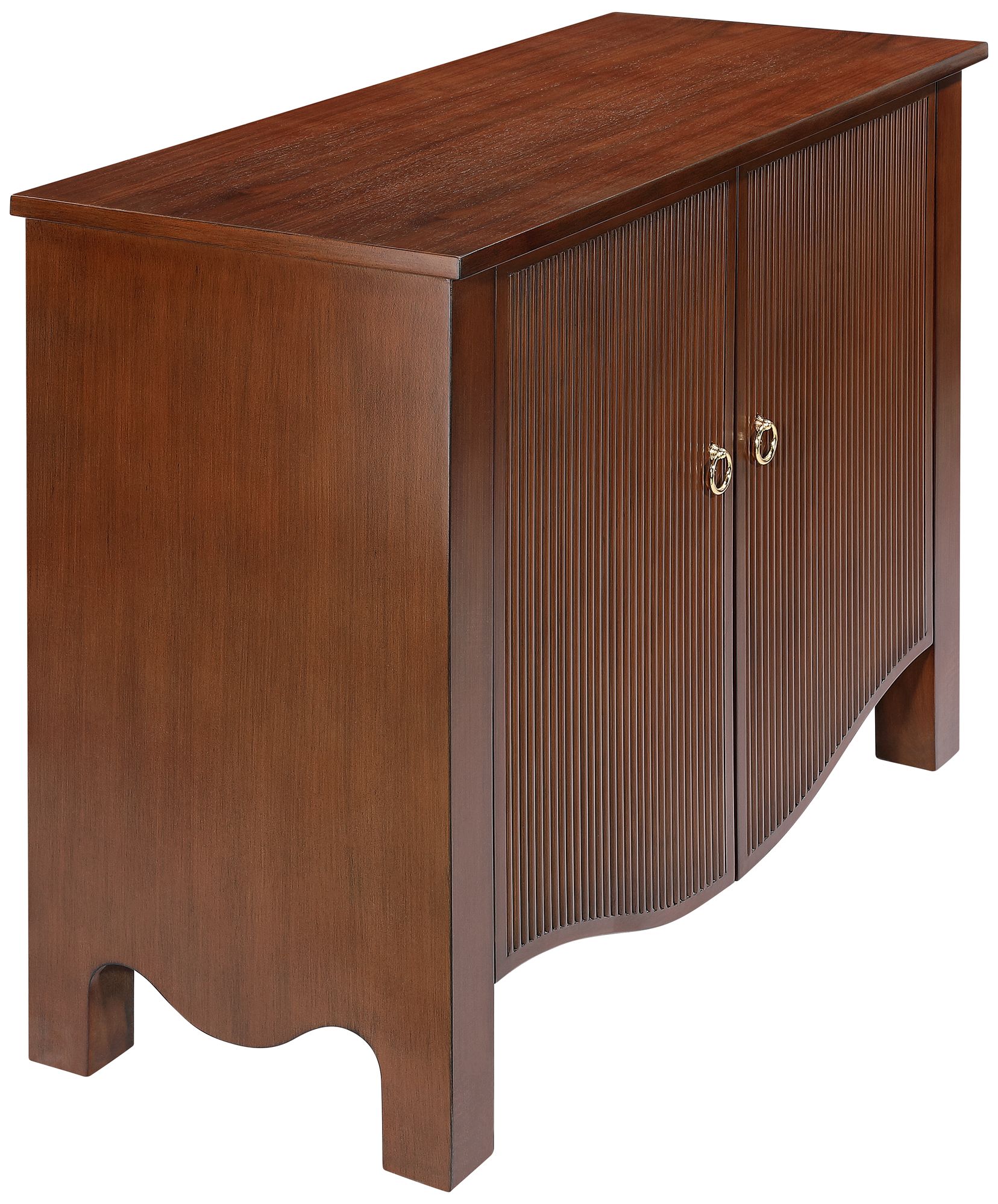 Andover 38" Wide Dark Walnut Mission Craftsman 2-Door Cabinet