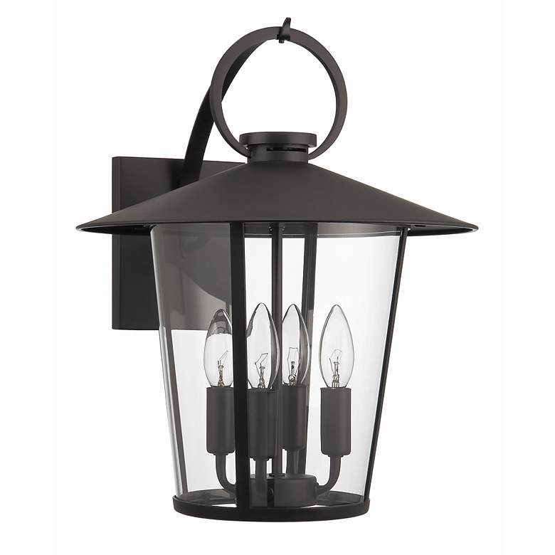 Image 2 Andover 4 Light Matte Black Outdoor Wall Mount more views