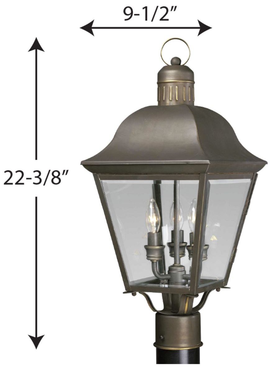 Image 5 Andover Collection Three-Light Post Lantern more views