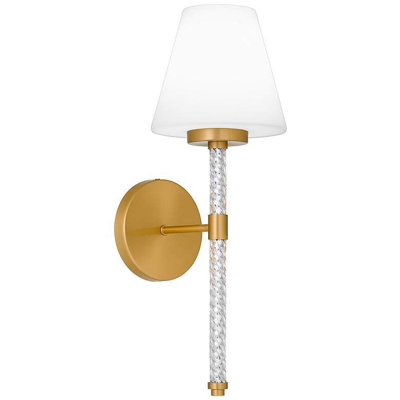 Image 2 Andrea 1-Light Brushed Gold Wall Sconce