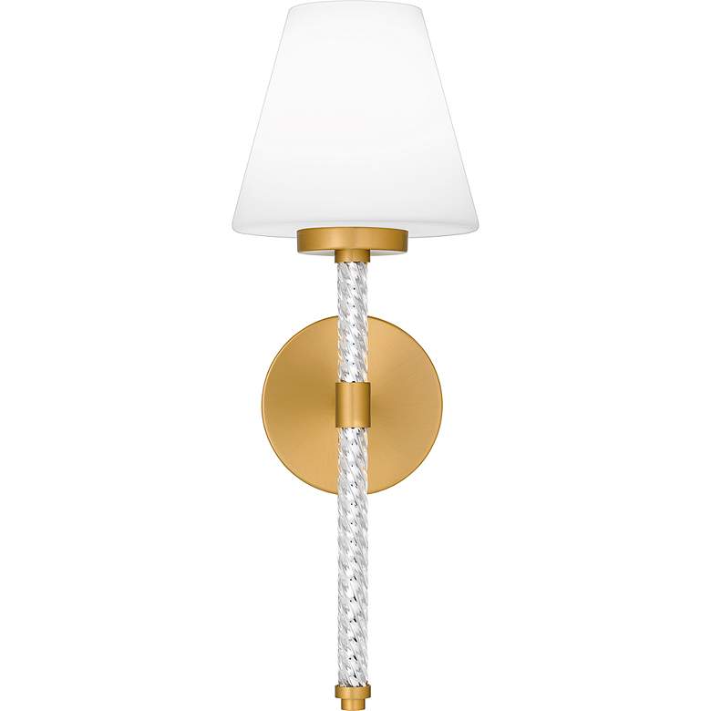 Image 4 Andrea 1-Light Brushed Gold Wall Sconce more views