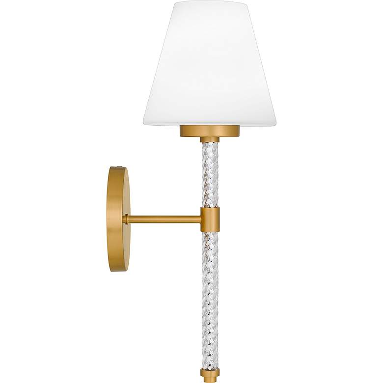 Image 5 Andrea 1-Light Brushed Gold Wall Sconce more views