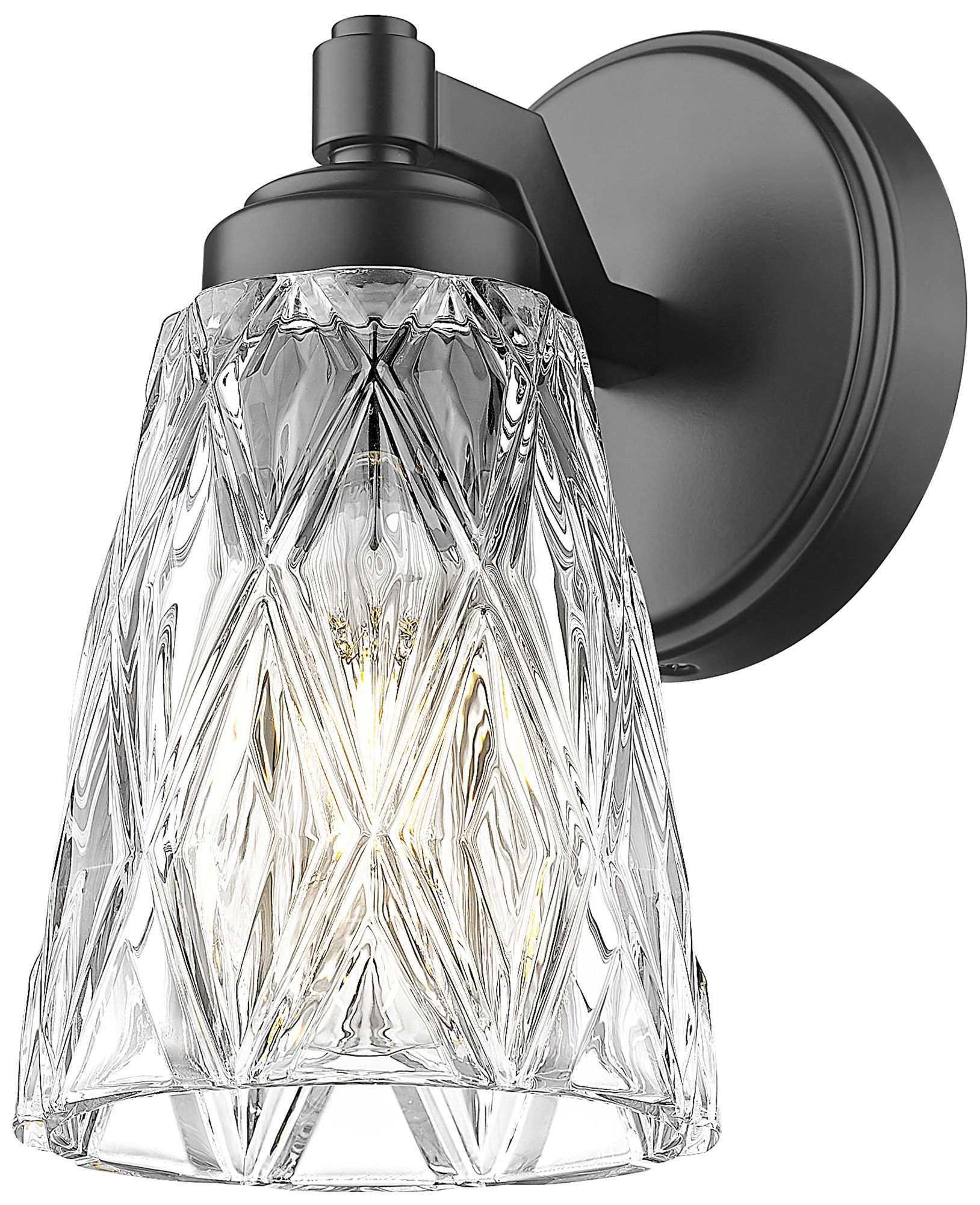 Image 5 Andree by Z-Lite Matte Black 1 Light Wall Sconce more views