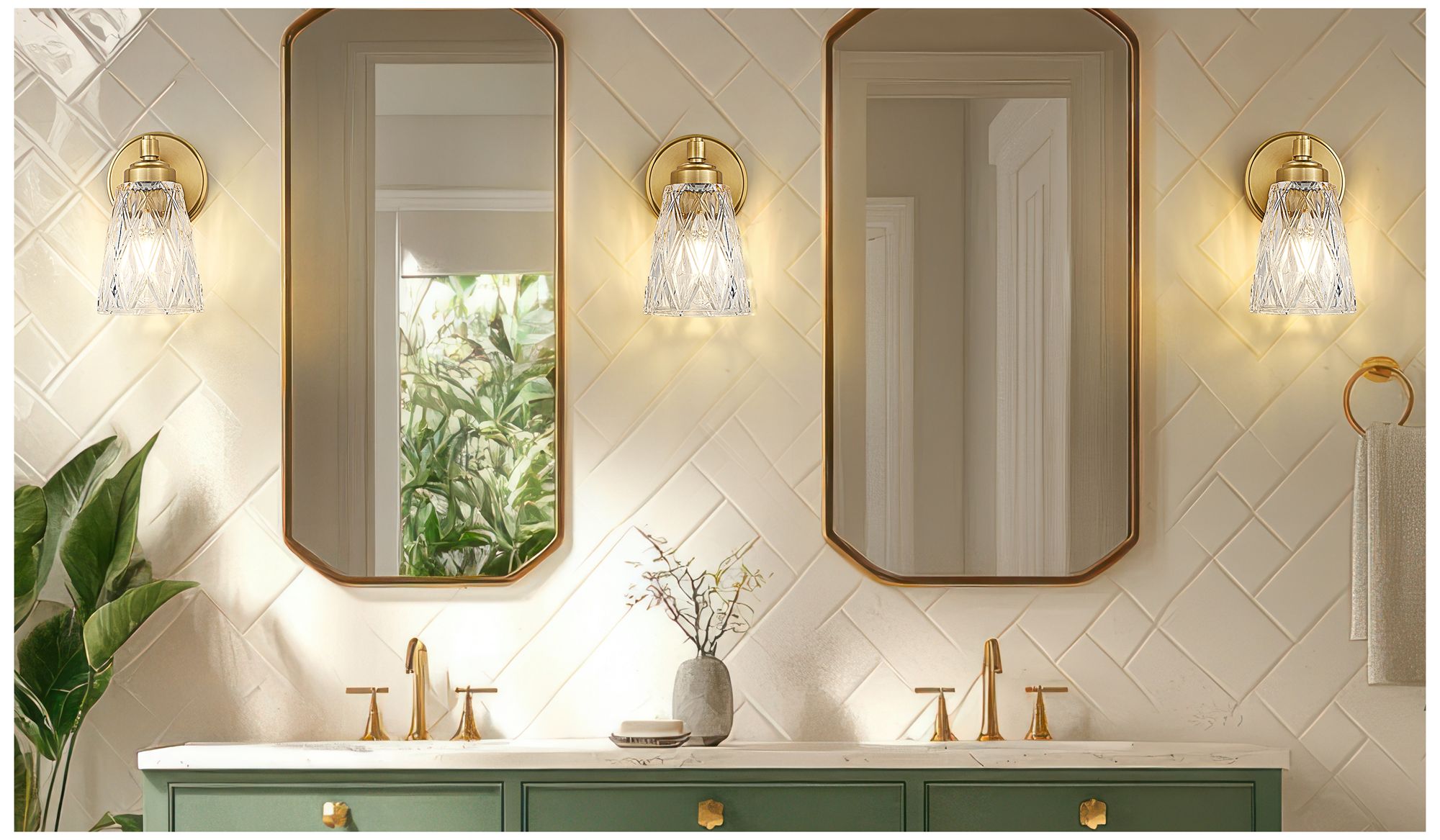 Image 2 Andree by Z-Lite Modern Gold 1 Light Wall Sconce more views