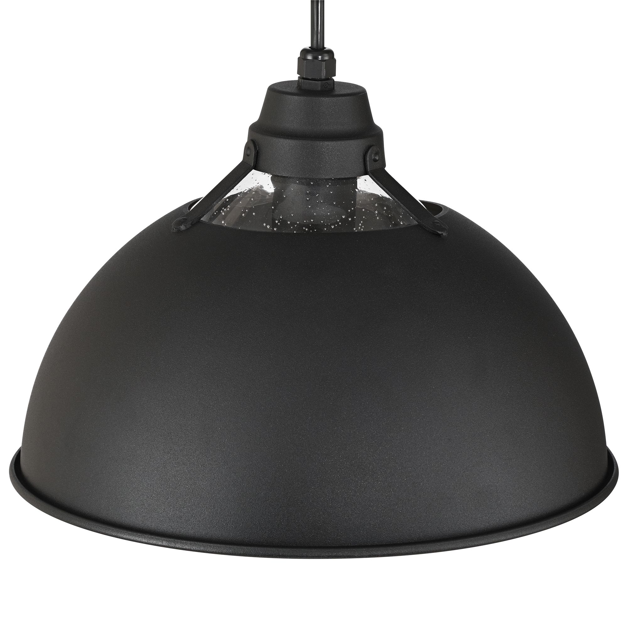 Image 4 Andrei 9" High Sand Black Outdoor Hanging Rustic Farmhouse Barn Light more views