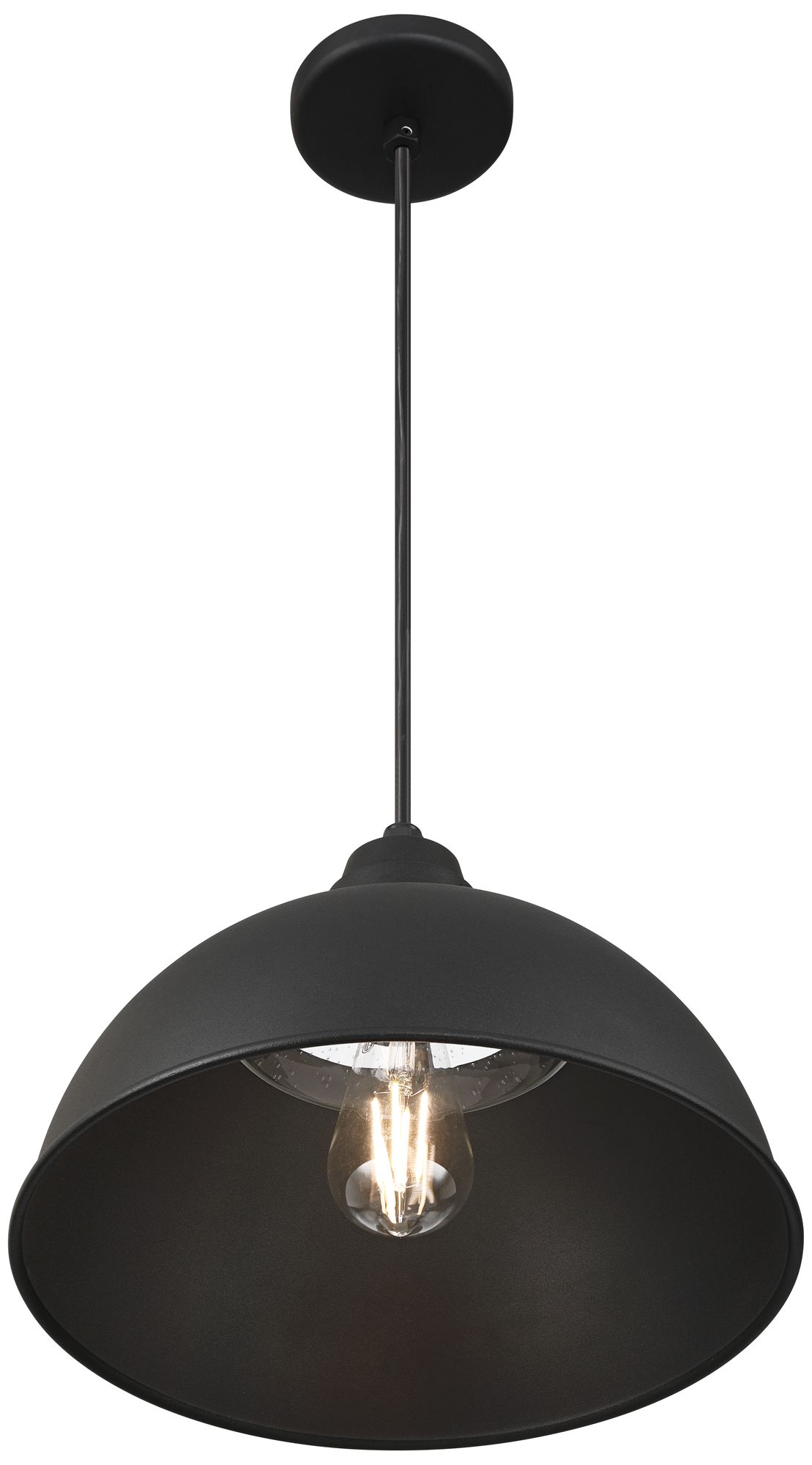 Image 7 Andrei 9" High Sand Black Outdoor Hanging Rustic Farmhouse Barn Light more views