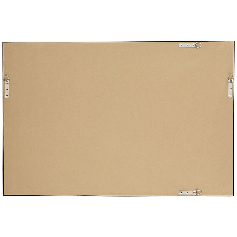 Image 7 Andrew Black 24" x 36" Rectangular Wall Mirrors Set of 2 more views