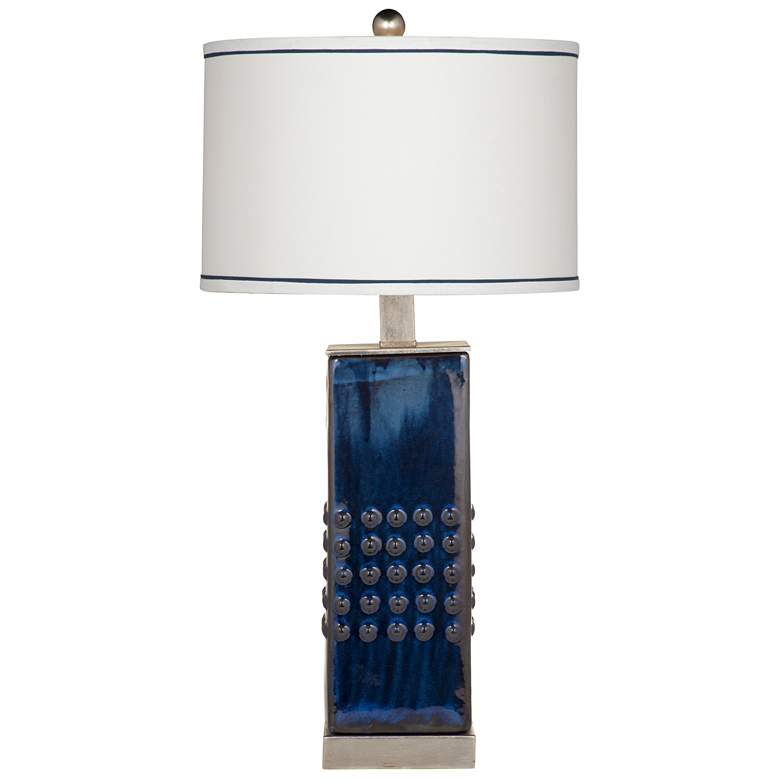Image 1 Andrews 31 inch Contemporary Styled Blue Table Lamp