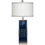 Andrews 31" Contemporary Styled Blue Table Lamp