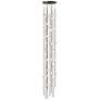 1_Andromeda 12"W 55.L Espresso Black Tall LED Chandelier-White 2700/240"C