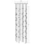 2_Andromeda 21.5"W 96.L Espresso Black LED Chandelier-Clear 2200/240" Cable more views