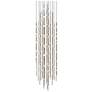 1_Andromeda 25"W 156.L Espresso Black LED Chandelier-White 2700/120" Cable