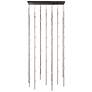 1_Andromeda 35.5"W 69.L Espresso Black LED Chandelier-Clear 2200/120" Cable