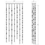 2_Andromeda 35.5"W 69.L Espresso Black LED Chandelier-Clear 3000/120" Cable more views
