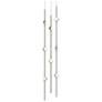 1_Andromeda LED 6" Round Chandelier Short Nickel White Optical 3000/240"