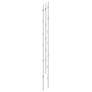1_Andromeda LED 6" Round Chandelier Tall Nickel Clear Faceted Lens 3000/240"