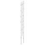 1_Andromeda LED 6" Round Chandelier Tall Nickel White Optical Lens 3000/240"