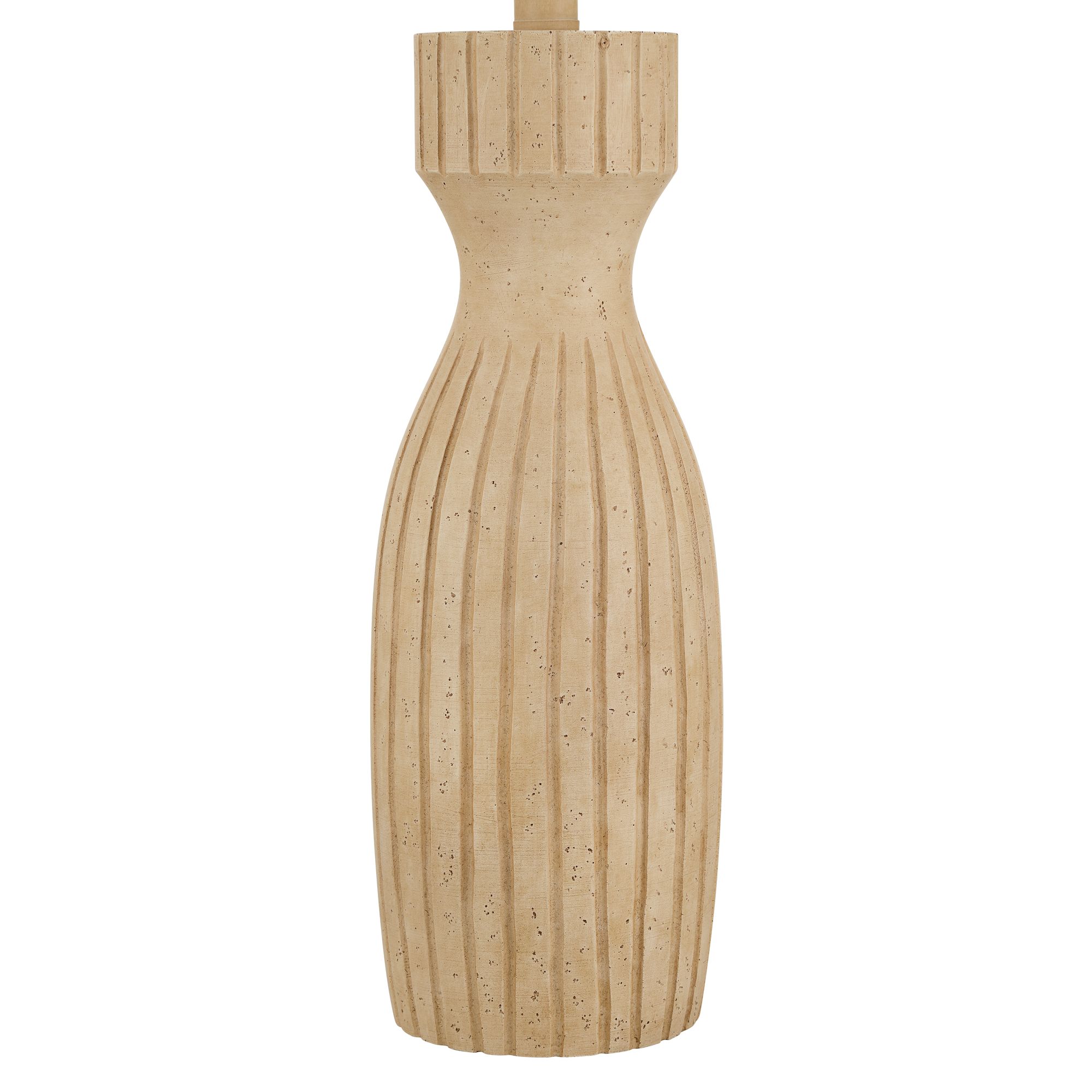 Image 6 Andros 28 1/4" High Beige Almond Table Lamp more views