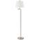 Andros Brushed Steel Finish Swing Arm Floor Lamp