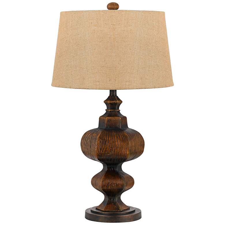 Image 1 Andros Faux Wood Table Lamp