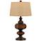 Andros Faux Wood Table Lamp