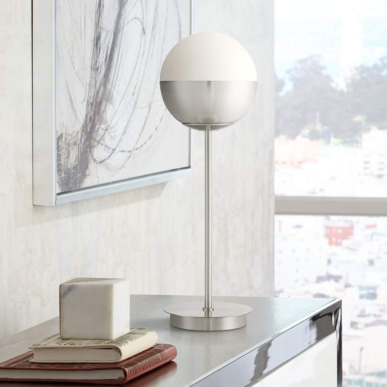Image 1 Andy 21" High LED Globe Accent Lamp