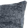 Andy Blue Woven Distressed 22" Square Decorative Pillow