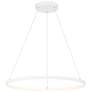 1_Anello 15 3/4" Wide Matte White LED Ring Pendant